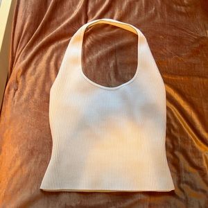 Aritzia Babaton Sculpt Knit Backless Halter Top